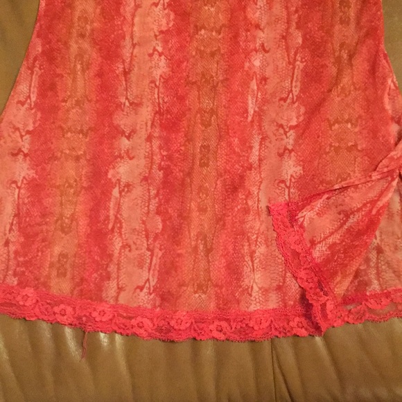 Vintage Victoria’s Secret slip nightgown nightie half sheer size S - Picture 7 of 10